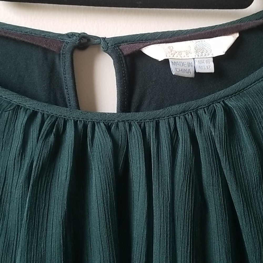 Boden Sheer Sleeve Top - Picture 2 of 4